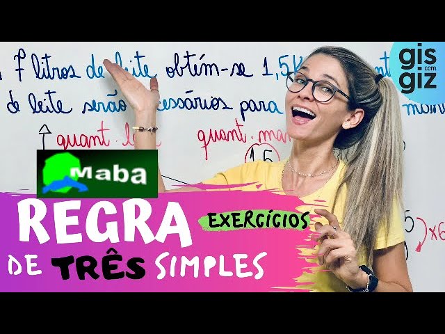 REGRA DE TRÊS SIMPLES \Prof Gis Matemática - Física