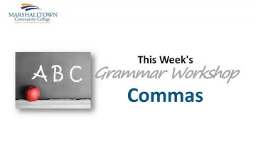 ENG060 Commas Quiz