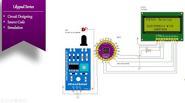 Infrared Sensor interfacing with Lilypad | Simulation