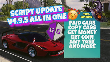 SCRIPT CAR PARKING MULTIPLAYER UPDATE V4.9.5 | ALL IN ONE MENU 2025 UNLIMITED COIN AND MONEY