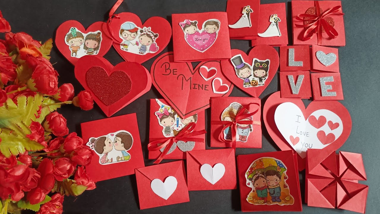 Scrapbook Card ideas For valentine day Valentine Scrapbook card ideas
