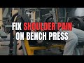 “My shoulders hurt at the bottom of the bench press” (HOW TO FIX)