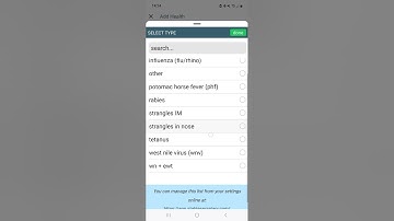 Stable Secretary mobile app: add a health record