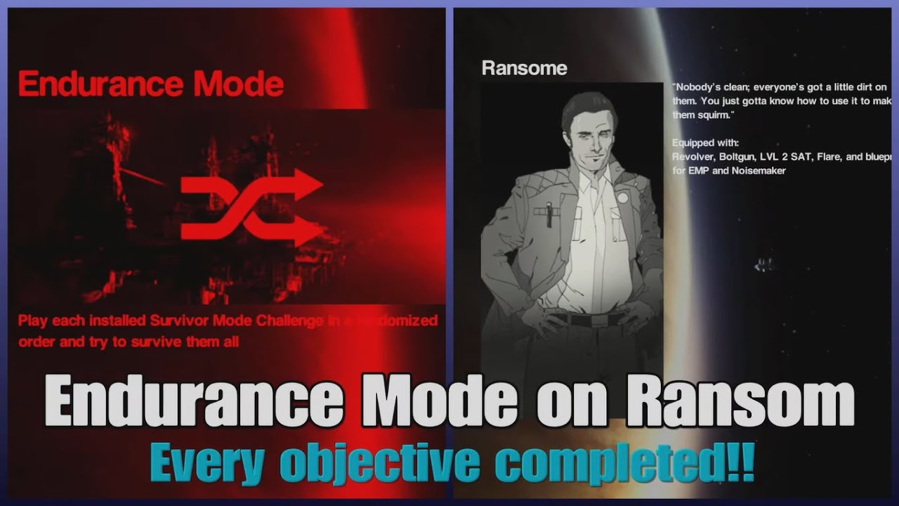 Alien Isolation Ransome Endurance Mode with every objective completed (Ransom) - Alien ...