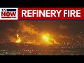 Massive fire breaks out at Chevron refinery in L.A. area | LiveNOW from FOX