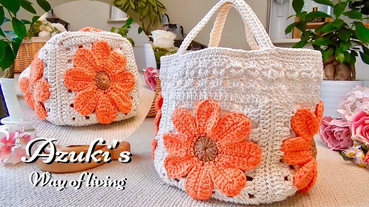 UMBRO■Crochet Mini Tote Bag■送料込 🔰Multipurpose mini tote (part 2) completed | Crochet