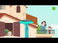 فيضان النهر يغرق المدينة والسبب 