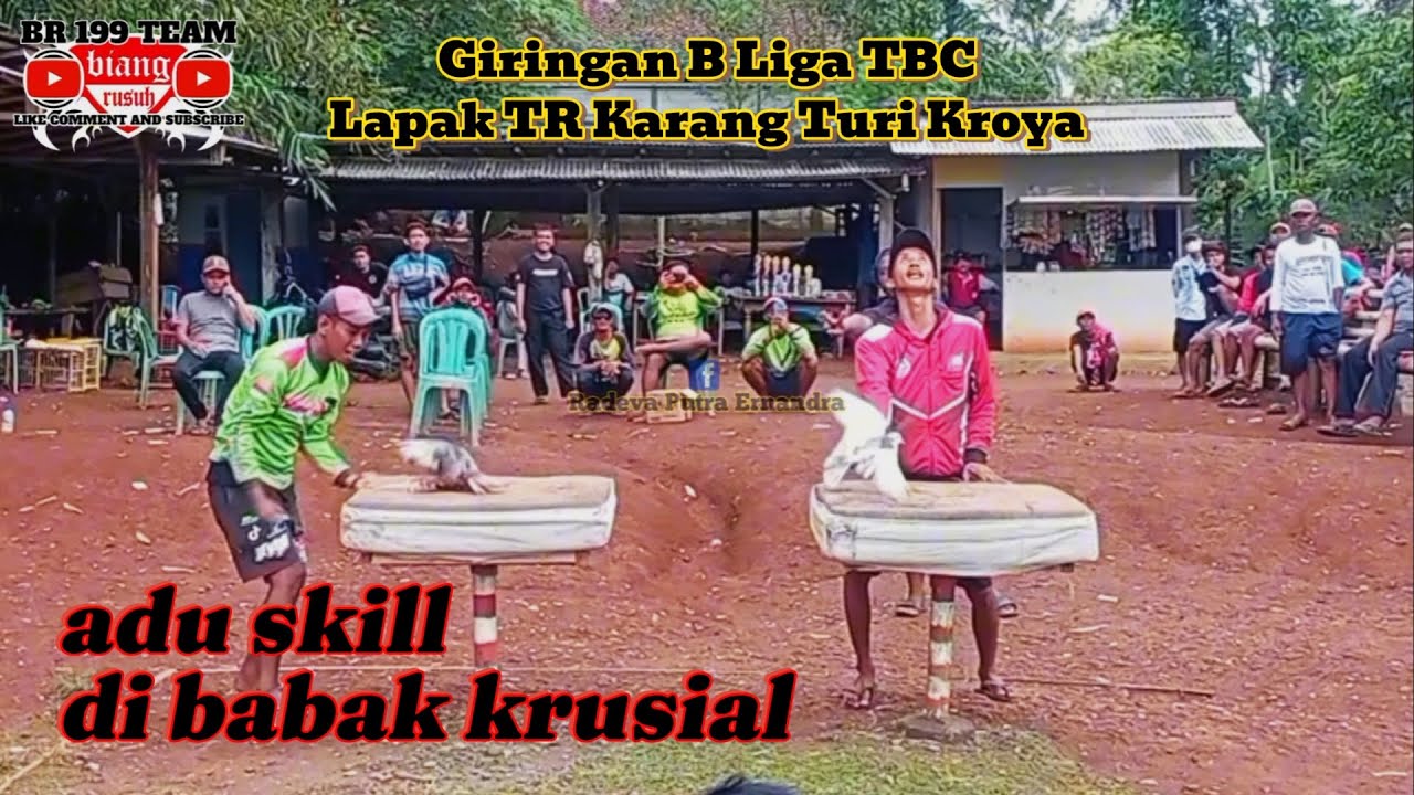 Giringan B Liga TBC Lapak TR Karang Turi Kroya || adu skill di babak krusial