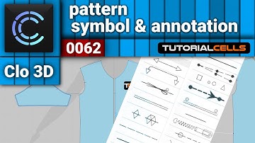 0062. pattern annotation & pattern symbol in clo3D