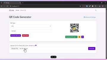 Advance QR Code Generator using Vue 3 without any backend process