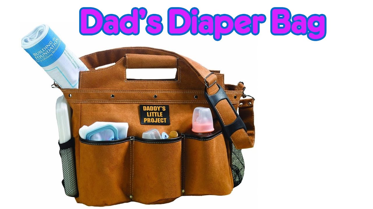 DAD&#39;S DIAPER BAG | Baby Care With Jenni June - YouTube