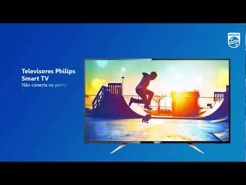 Suporte Philips - Smart TV não conecta no portal