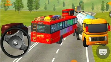 Indian Sleeper Bus Simulator game - FedEx Express Delivery Bus Driving Game - Android Gameplay #fyp