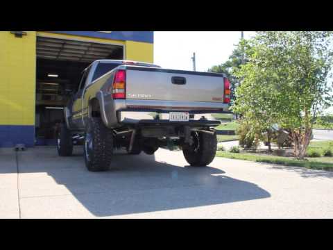 2002 Silverado 2500HD Exhaust Black Widow Widowmakers True Duals