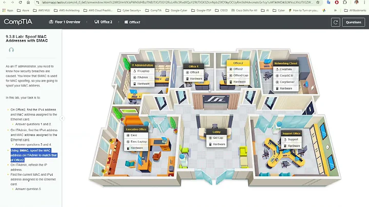 9.3.8 Lab Spoof MAC Addresses with SMAC