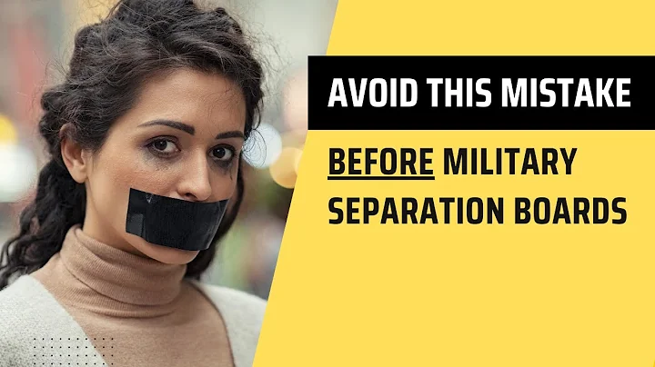 Avoid This Mistake BEFORE Military Administrative Separation Boards