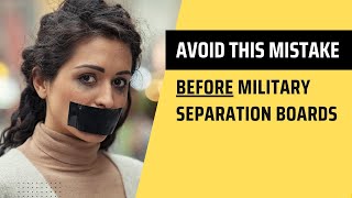 Avoid This Mistake BEFORE Military Administrative Separation Boards