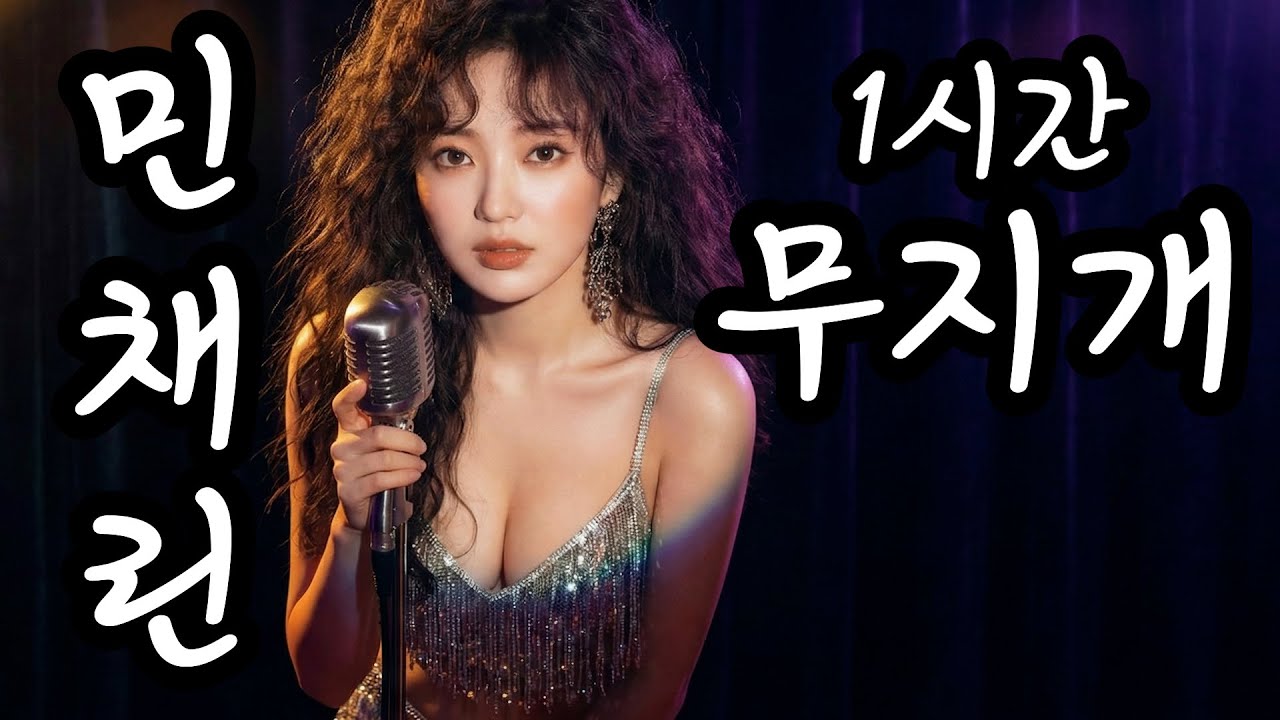 [1시간 트로트] 민채린 - 무지개 | 비가 그쳐야만 오는 그대라면.. #트로트메들리