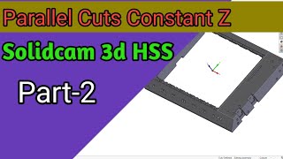 Parallel cuts constant z
