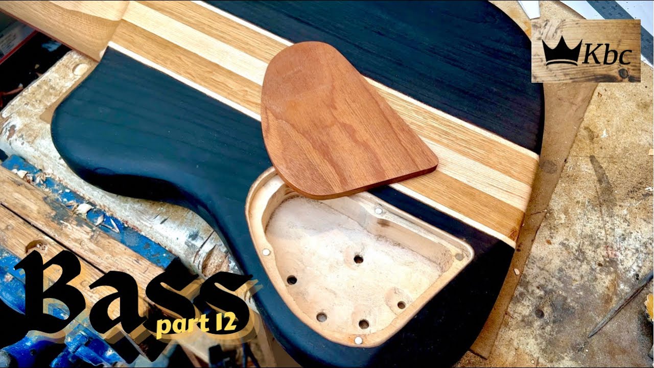 Creating custom cavities bass guitar build part 12 YouTube