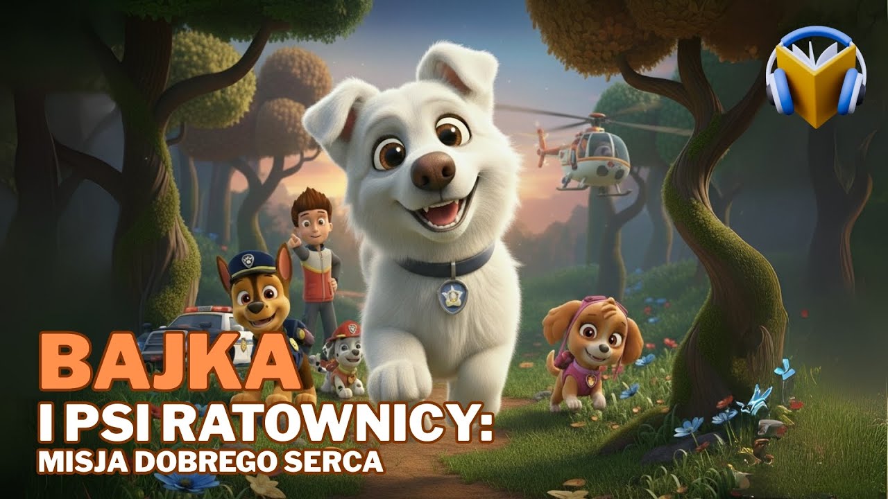🐶🛟 Bajka i Psi Patrol: Misja dobrego serca 🎧 Słuchowisko dla dzieci na dobranoc 📖🌙