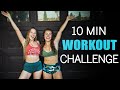 10 MIN HOME WORKOUT CHALLENGE | Demi Bagby