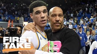 LaVar and Lonzo Ball on First Take | First Take | March 27, 2017