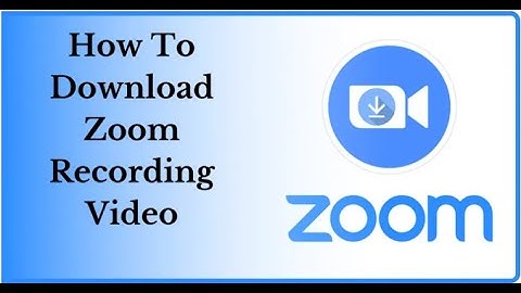 How to download Zoom recording from shared link on Laptop / PC