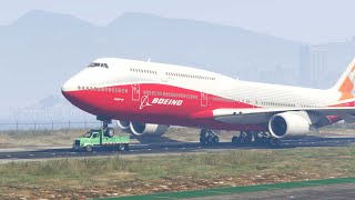 Realistic World's Heaviest Boeing 747 Emergency Landing | GTA 5