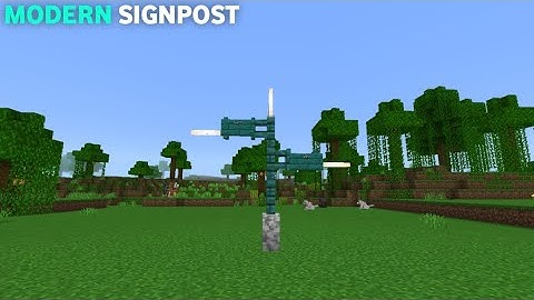 MODERN SIGNPOST IN MINECRAFT 🔥#minecraft #trendingshorts #shortvideo #minecraftshorts #shorts #viral