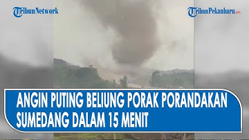 Viral Video Angin Puting Beliung Terjang Sumedang, 10 Rumah Rusak