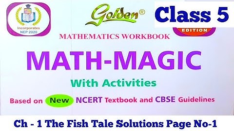 NCERT Class 5 Maths Chapter 1 The Fish Tale Solutions NCERT Based Workbook Page - 1@kvteachersguild
