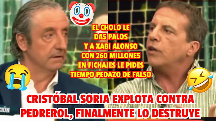😭 BOOM ¡CRISTÓBAL SORIA EXPLOTA CONTRA PEDREROL EN EL CHIRINGUITO! FINALMENTE LO DESTRUYE