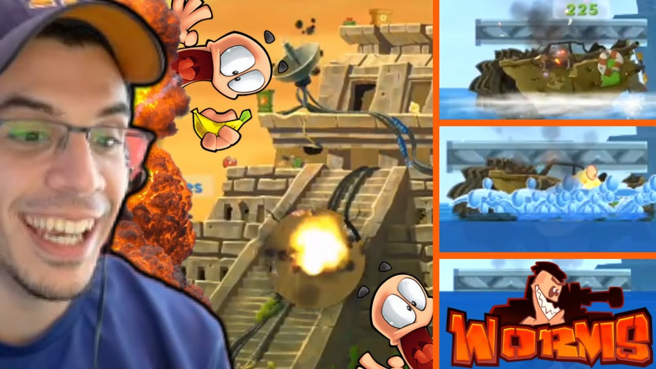 LEGENDS OF THE HIDDEN TEMPLE! | Chilled's A Bad Man! (Worms W.M.D.)