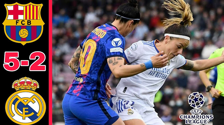Barcelone vs real madrid women 5-2 | Goal Fest in El Clásico! Barça Crushes Real Madrid🔥🔥