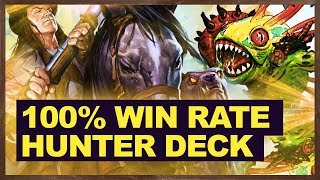 100% Win Rate Hunter Deck (4-0) | The Witchwood Hearthstone