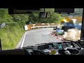 CRAZY Japanese BUS DRIVER DRIFTING DOWNHILL Initial D