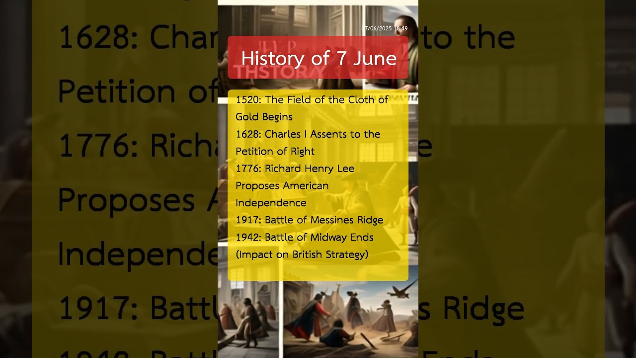 History Of 7 June