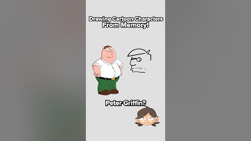 Artist Draws Cartoon Characters from Memory #cartoon #art #drawing #memory #character #funny