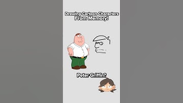 Artist Draws Cartoon Characters from Memory #cartoon #art #drawing #memory #character #funny