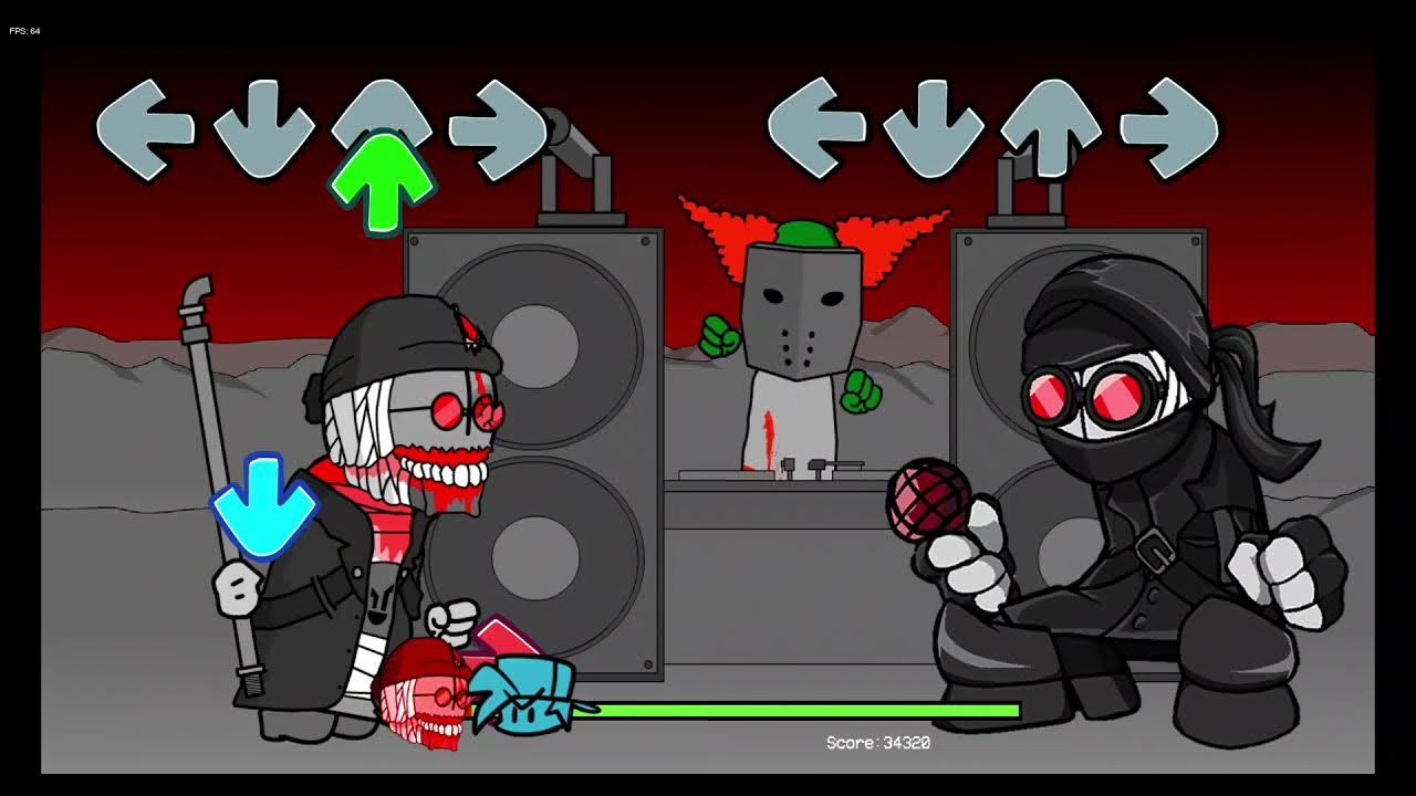 хэнк маднесс комбат без челюсти. трики маднесс комбат. фнф безумие. хенк меднесс комбат арт. фнф безумие.