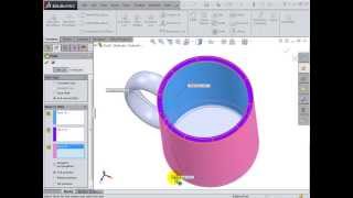SolidWorks 2014 Tutorial - Creating a Cup Net Worth