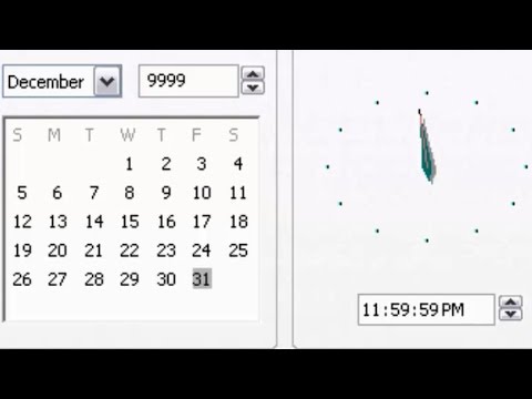 Year 10000 bug on Windows XP
