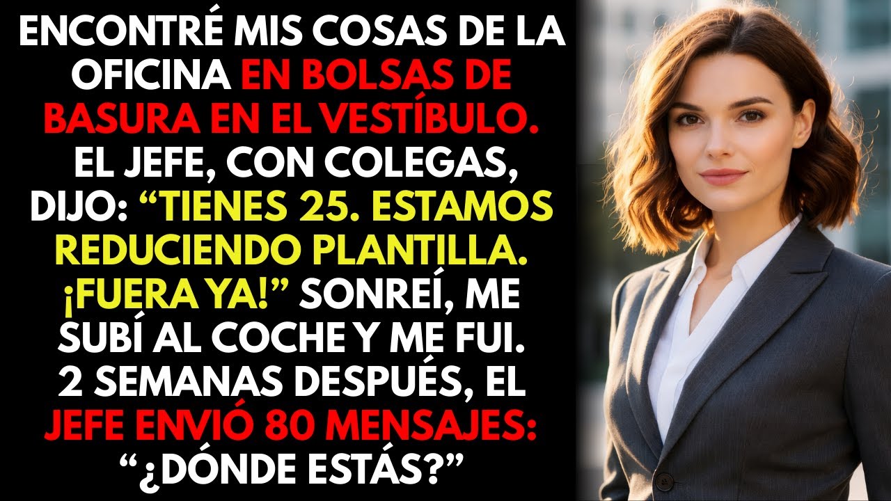 Volví de un viaje de trabajo y encontré mis cosas en bolsas de basura en el lobby