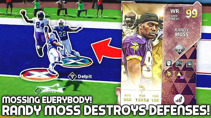 Randy Moss DESTROYS DEFENSES! Insane One Hand Catc...