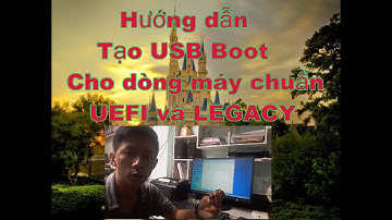 NPV | Hướng dẫn tạo USB Boot cho dòng máy chuẩn UEFI và LEGACY