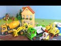 Bagger, Lastwagen & Trucks - Baustelle für Kinder Playmobil Vehicles for Kids