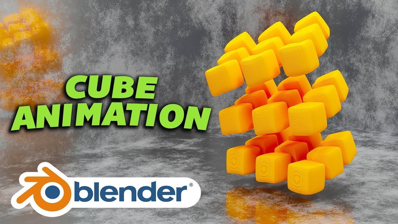 Blender Cube Animation. - YouTube