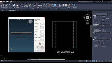 Prokon Probar 2D for AutoCAD® - Add Staggered Bar