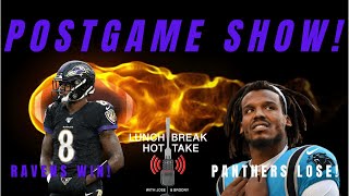 Ravens vs Browns | Panthers vs Dolphins | Postgame Show